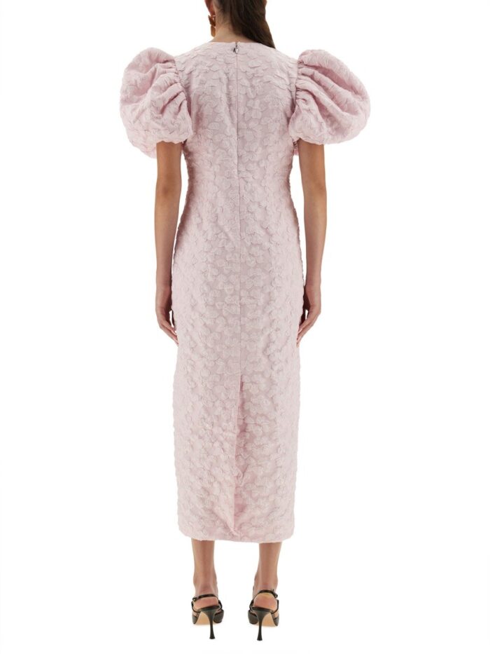 ROTATE BIRGER CHRISTENSEN JACQUARD MIDI DRESS