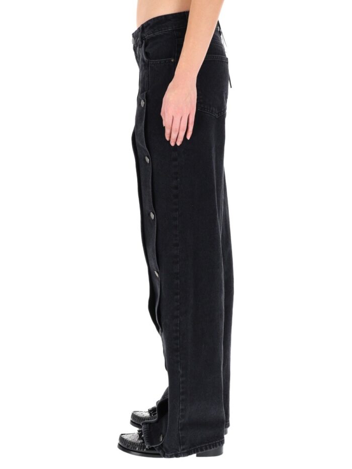ROTATE BIRGER CHRISTENSEN JEANS WITH BUTTON DETAIL