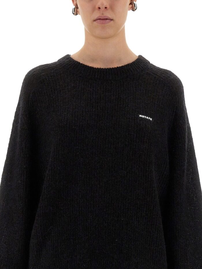 ROTATE BIRGER CHRISTENSEN LIGHTWEIGHT JERSEY WITH LOGO