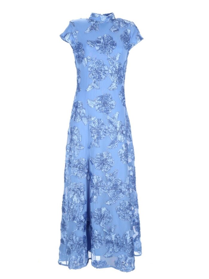 rotate birger christensen long half sleeve dress ROTATE BIRGER CHRISTENSEN LONG HALF-SLEEVE DRESS