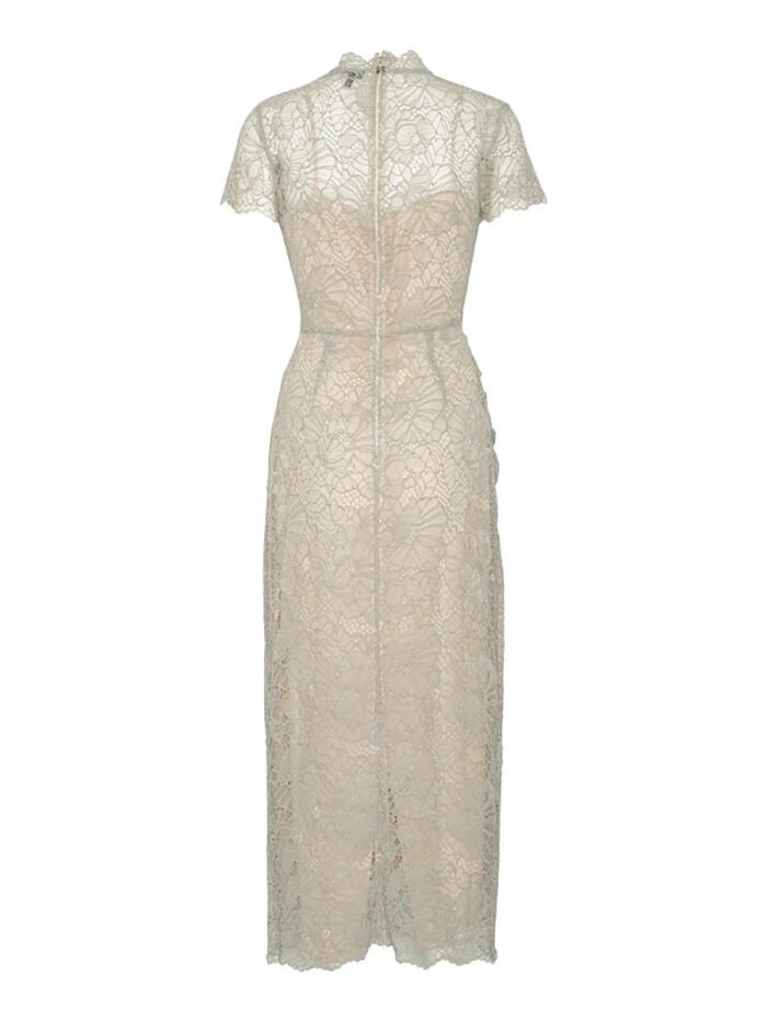 ROTATE BIRGER CHRISTENSEN LONG LACE DRESS