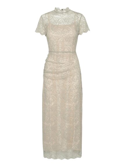 ROTATE BIRGER CHRISTENSEN LONG LACE DRESS