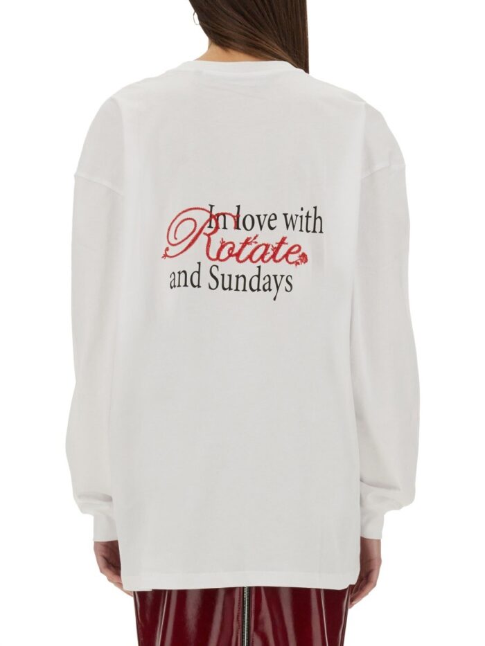 ROTATE BIRGER CHRISTENSEN LONG SLEEVE T-SHIRT