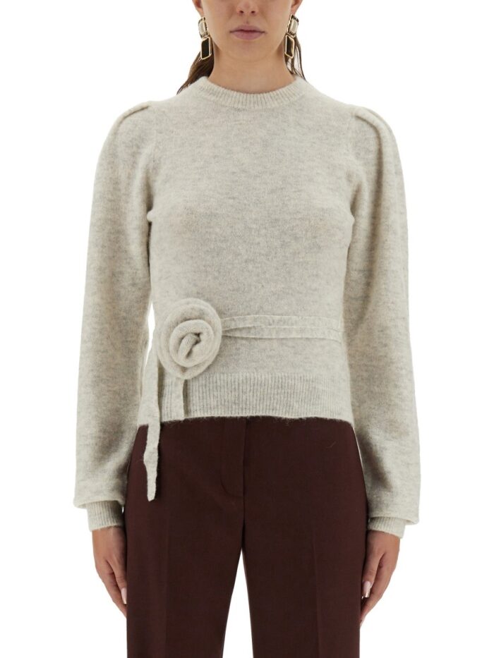 ROTATE BIRGER CHRISTENSEN MESH WITH FLOWER DETAIL