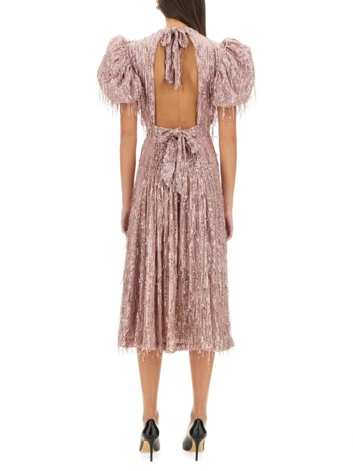 ROTATE BIRGER CHRISTENSEN MINI DRESS WITH BANGS