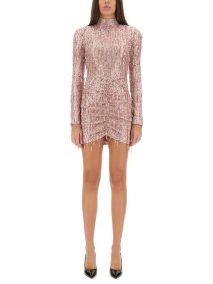 ROTATE BIRGER CHRISTENSEN MINI DRESS WITH BANGS