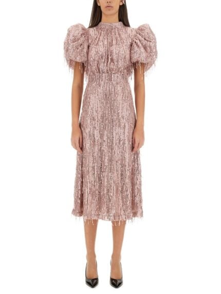 ROTATE BIRGER CHRISTENSEN MINI DRESS WITH BANGS