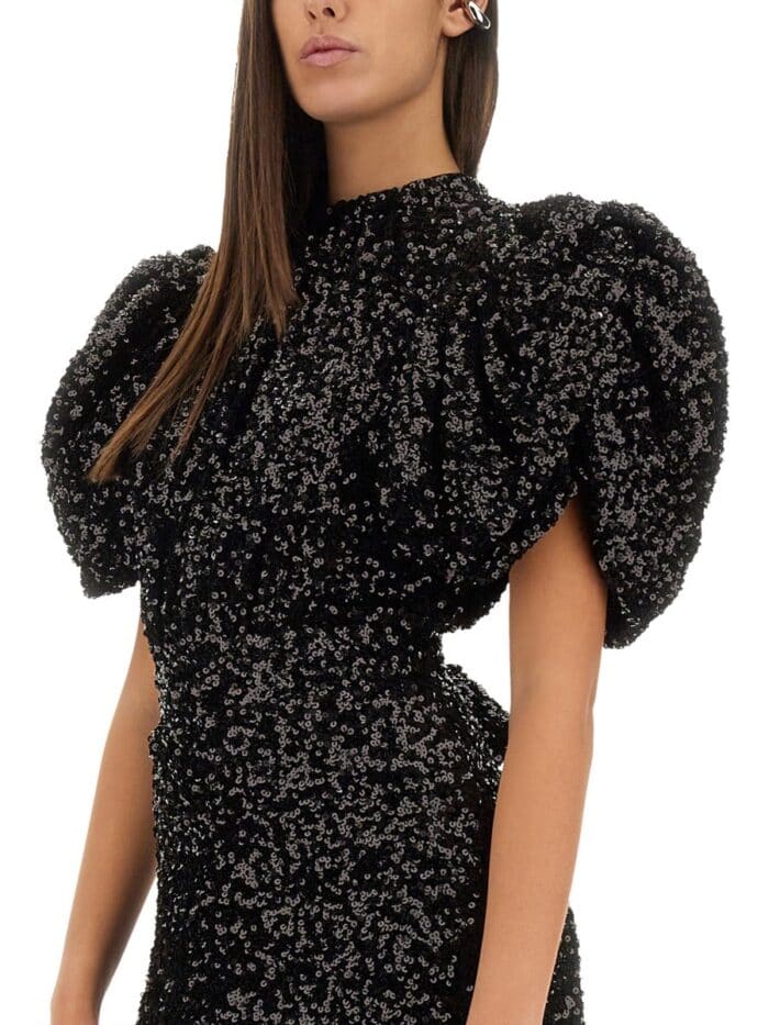 ROTATE BIRGER CHRISTENSEN MINI DRESS WITH SEQUINS