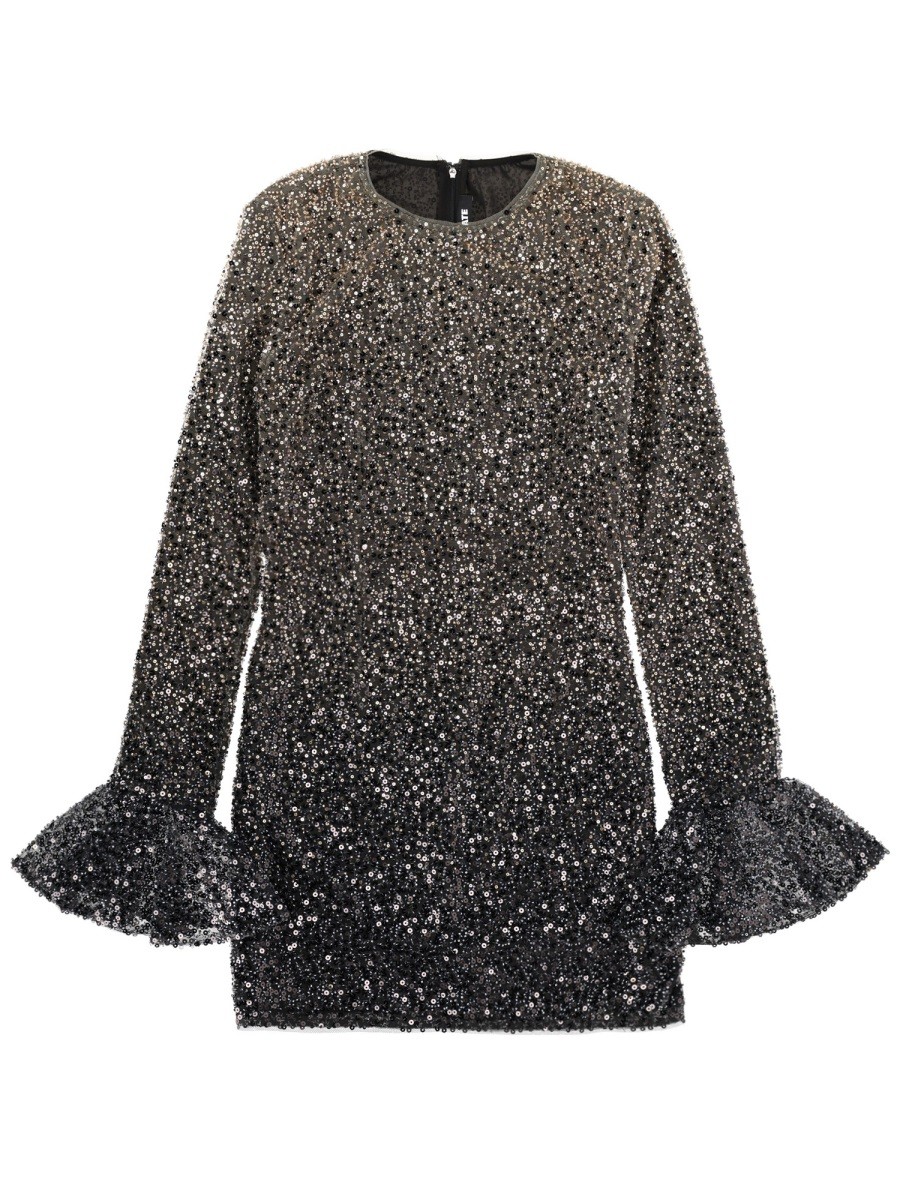 ROTATE BIRGER CHRISTENSEN MINI DRESS WITH SEQUINS