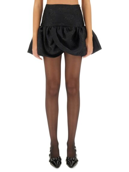 ROTATE BIRGER CHRISTENSEN MINI JACQUARD SKIRT
