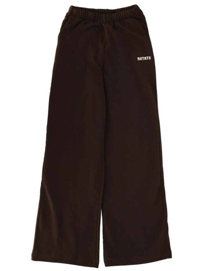 rotate birger christensen pants with logo ROTATE BIRGER CHRISTENSEN PANTS WITH LOGO