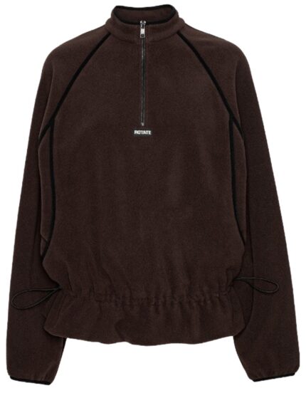 ROTATE BIRGER CHRISTENSEN PILE SWEATSHIRT.
