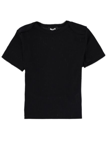 ROTATE BIRGER CHRISTENSEN "POINTELLE" T-SHIRT