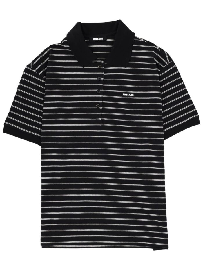 rotate birger christensen polo with logo ROTATE BIRGER CHRISTENSEN POLO WITH LOGO