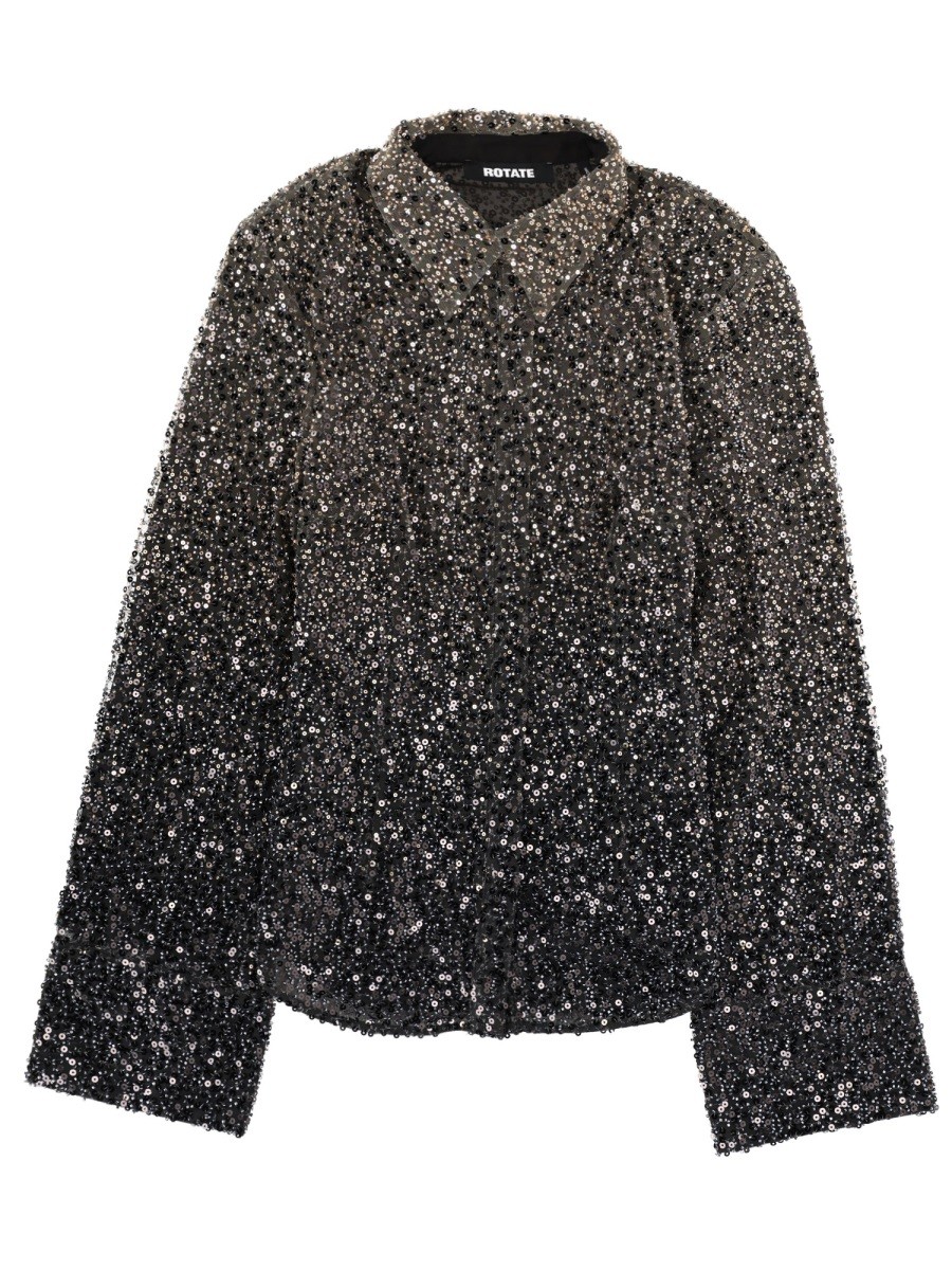 ROTATE BIRGER CHRISTENSEN SHIRT WITH SEQUINS