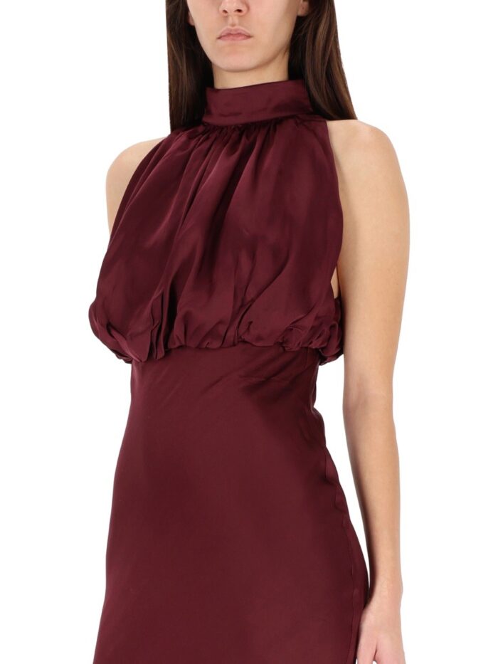 ROTATE BIRGER CHRISTENSEN SILK LONG DRESS