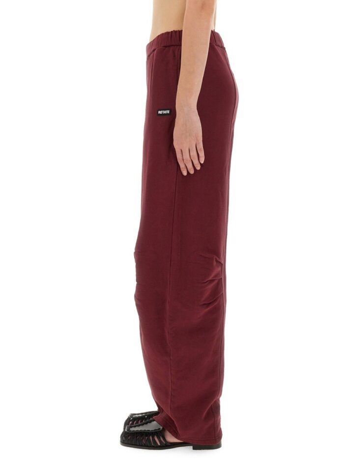 ROTATE BIRGER CHRISTENSEN SPORTS PANTS "TERRY BACK"