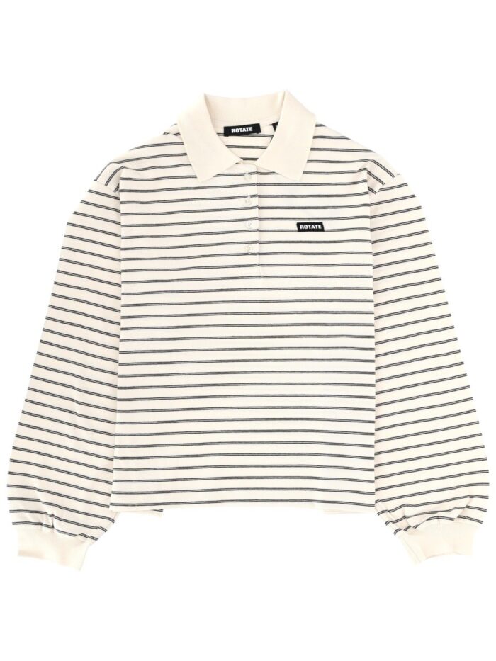 rotate birger christensen striped polo. ROTATE BIRGER CHRISTENSEN STRIPED POLO.