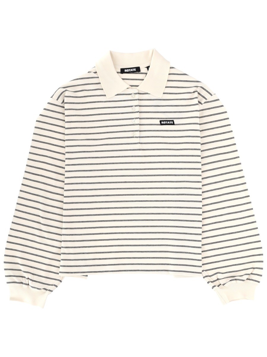 ROTATE BIRGER CHRISTENSEN STRIPED POLO.