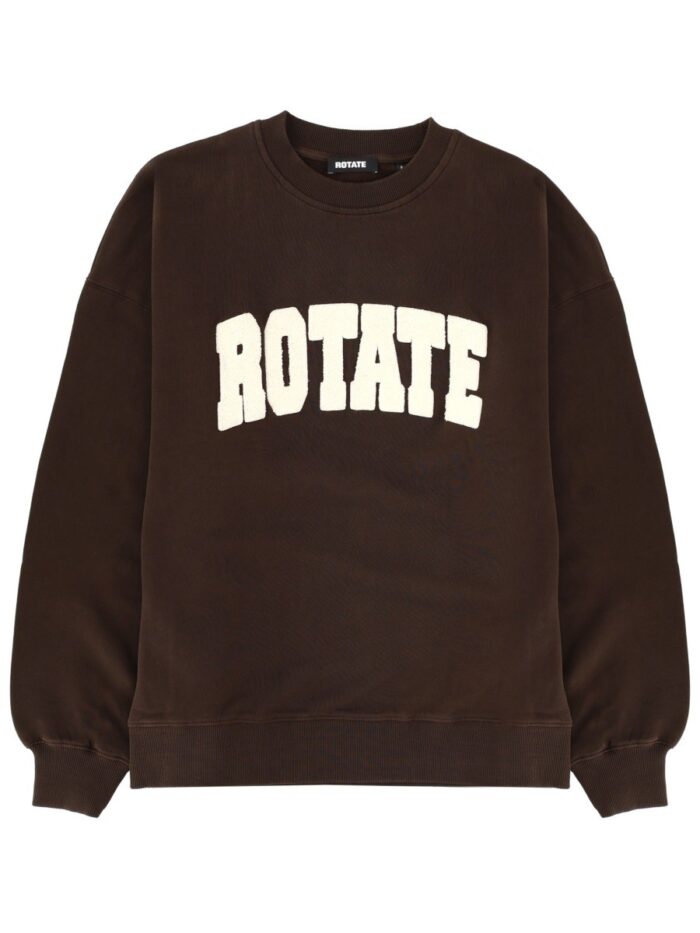 rotate birger christensen sweatshirt with logo ROTATE BIRGER CHRISTENSEN SWEATSHIRT WITH LOGO