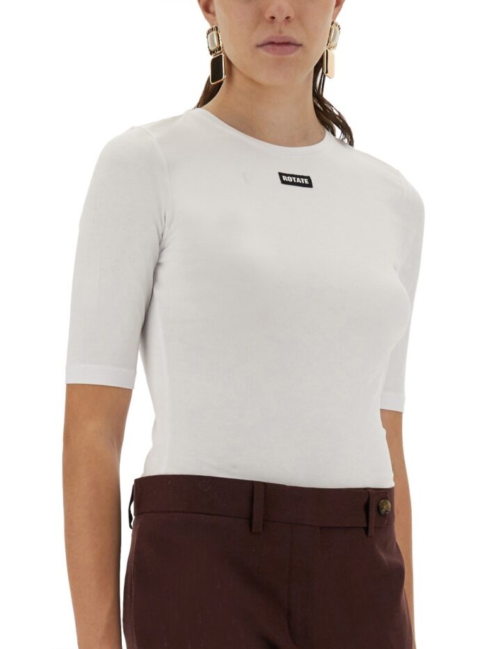 ROTATE BIRGER CHRISTENSEN T-SHIRT WITH LOGO