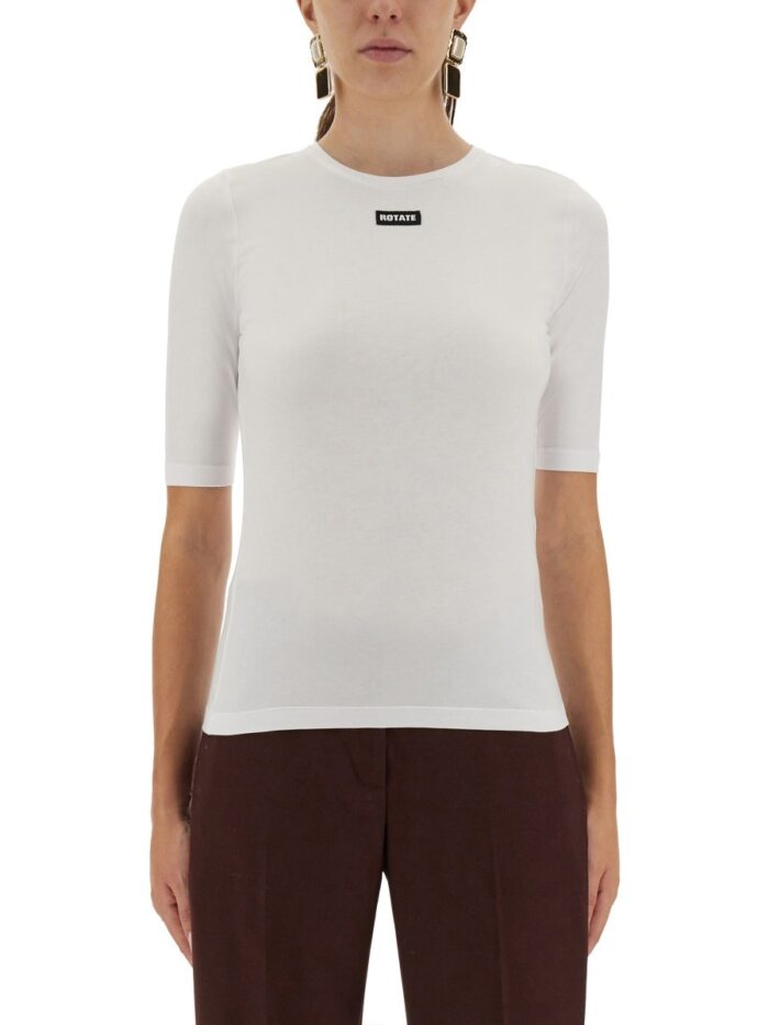 ROTATE BIRGER CHRISTENSEN T-SHIRT WITH LOGO