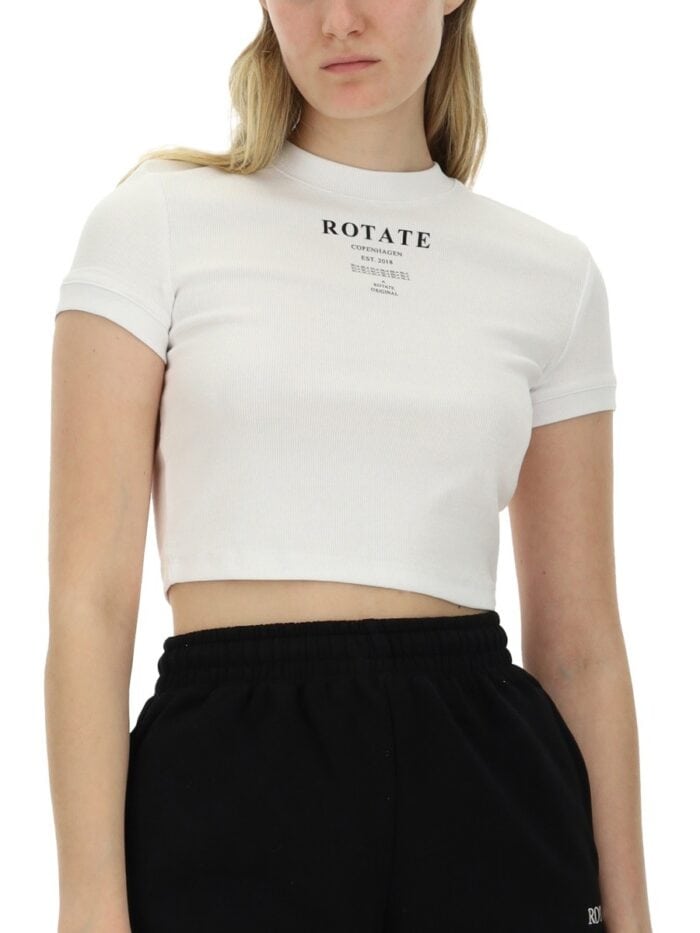 ROTATE BIRGER CHRISTENSEN T-SHIRT WITH LOGO