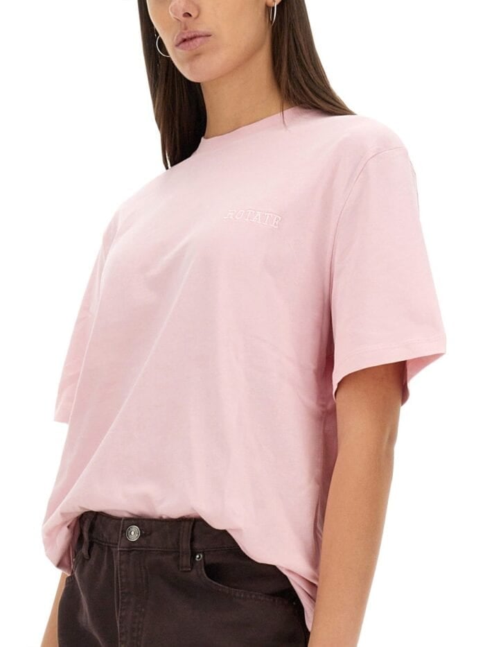 ROTATE BIRGER CHRISTENSEN T-SHIRT WITH LOGO