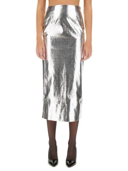 ROTATE BIRGER CHRISTENSEN WOVEN PENCIL SKIRT