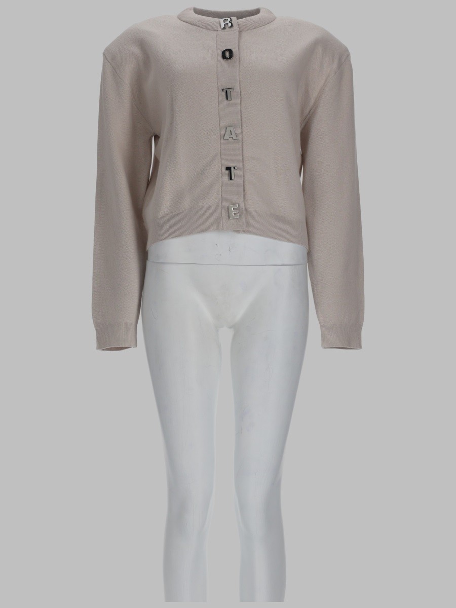 ROTATE CARDIGAN CON LOGO