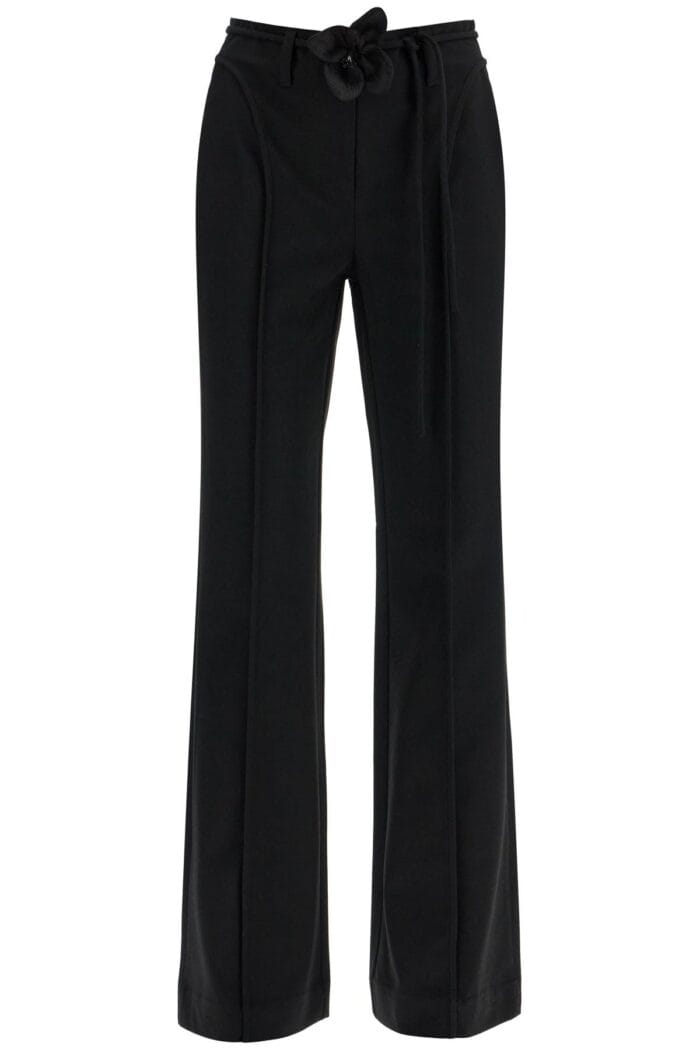 ROTATE Elegant Pink Recycled Polyester Women's Trousers