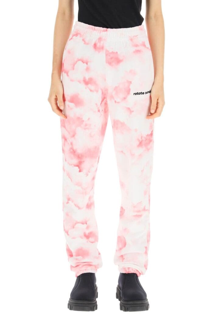 Rotate Mimi Printed Cotton Sweatpants