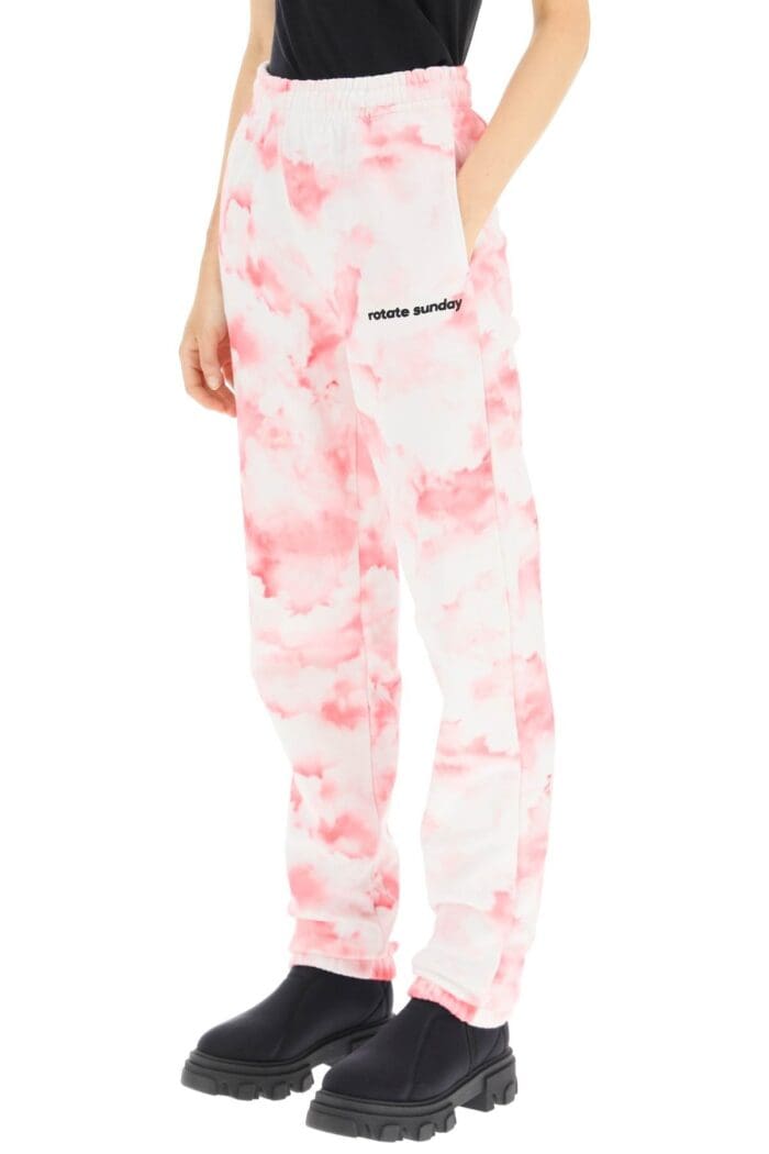 Rotate Mimi Printed Cotton Sweatpants