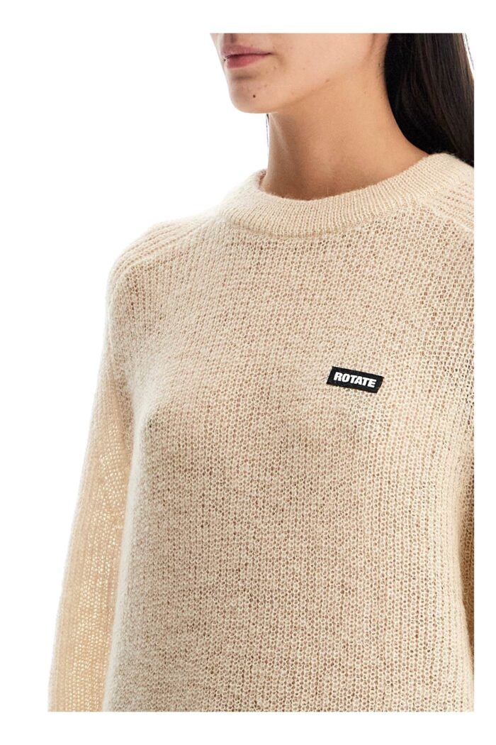 ROTATE Mohair Blend Pullover Sweater