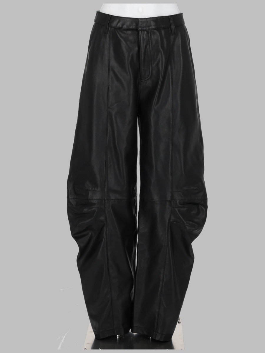 ROTATE PANTALONE CARGO IN PELLE