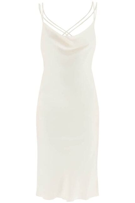 Rotate Responsible Satin Midi Dress