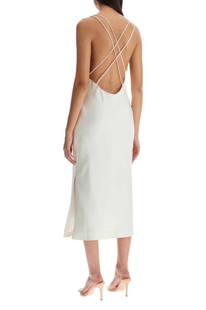 ROTATE Satin Slip Dress For Elegant