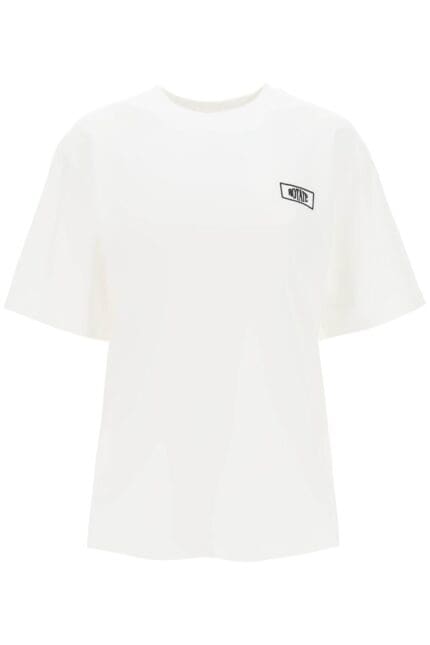 Rotate T-shirt With Logo Embroidery