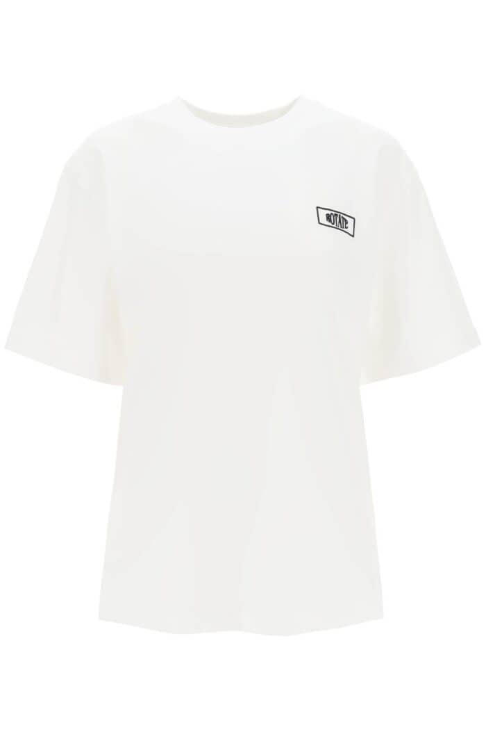 Rotate T-shirt With Logo Embroidery