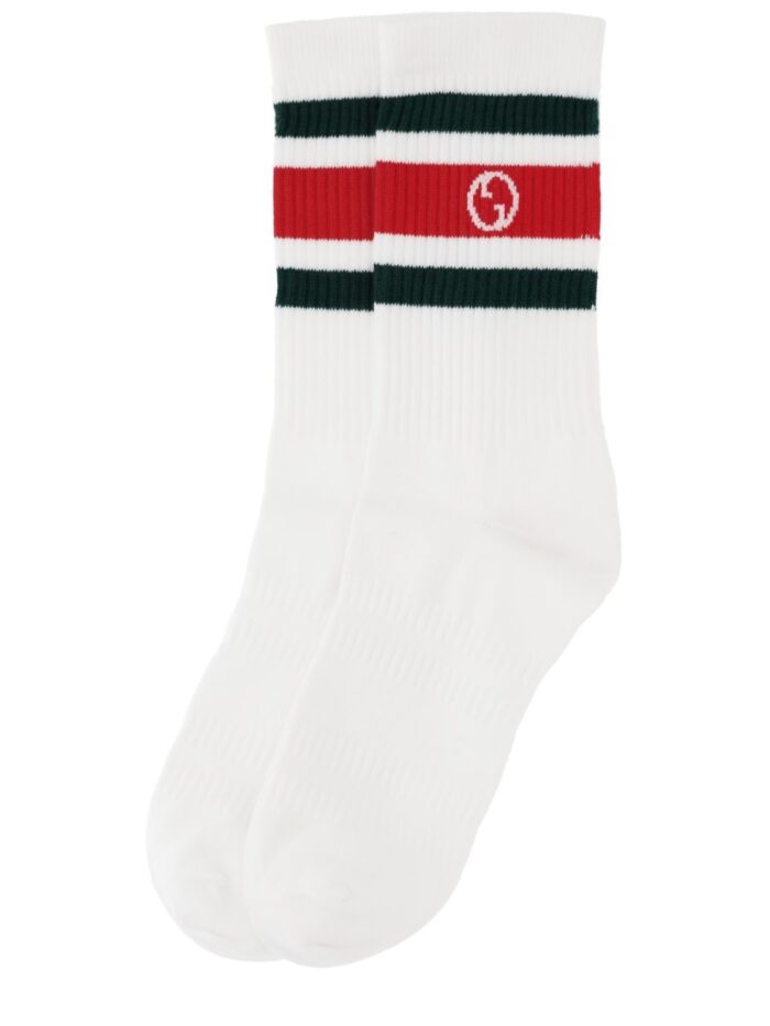 Gucci ROUND GG CROSSOVER SOCK