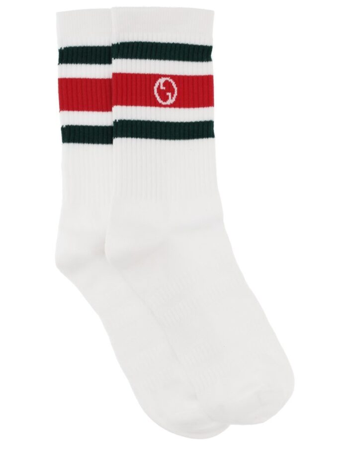 Gucci ROUND GG CROSSOVER SOCK