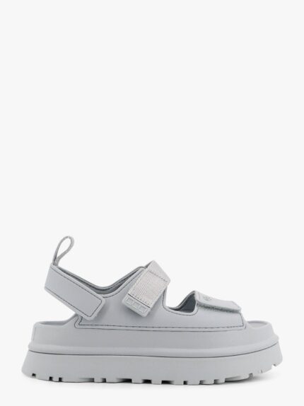 Rubber Sandals With Ugg Embossed Detail