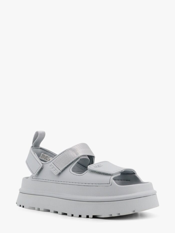 Rubber Sandals With Ugg Embossed Detail