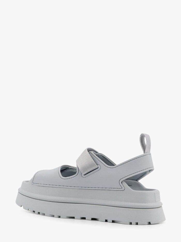 Rubber Sandals With Ugg Embossed Detail