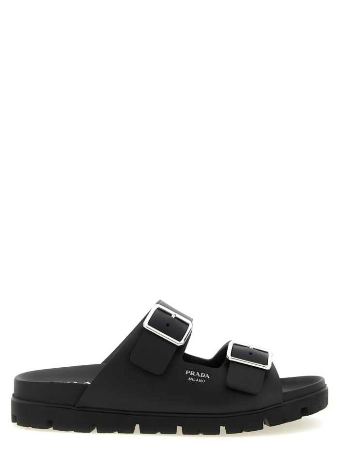 prada rubber slides PRADA Rubber Slides