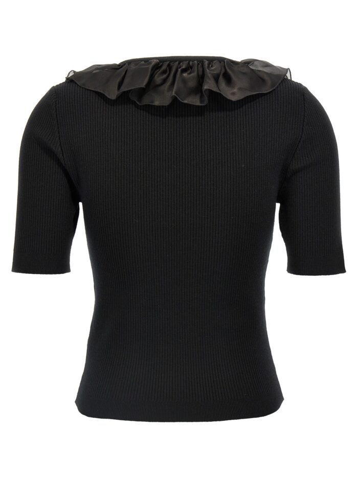 ALESSANDRA RICH Ruffle T-shirt