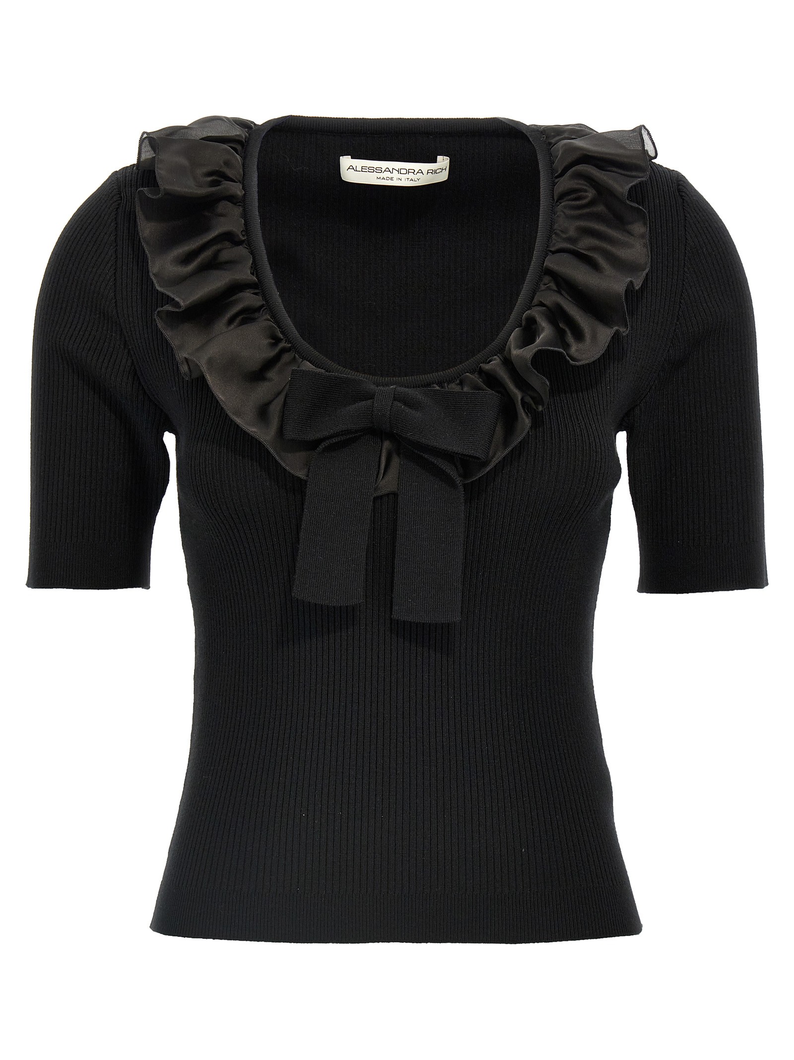 ALESSANDRA RICH Ruffle T-shirt