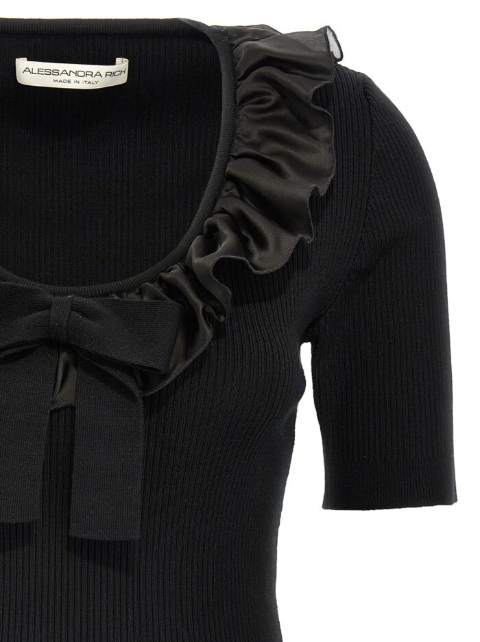 ALESSANDRA RICH Ruffle T-shirt