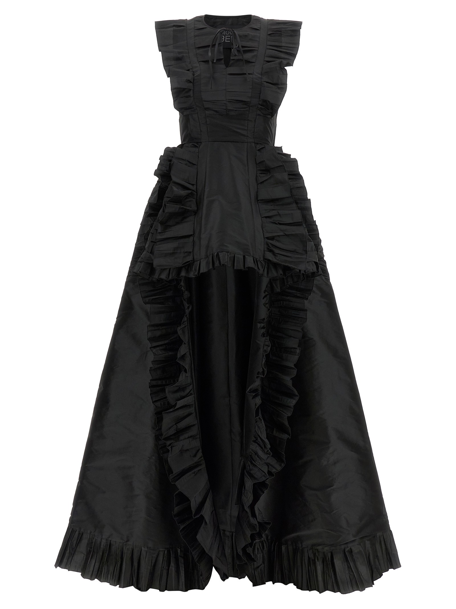 GIOVANNI BEDIN Ruffle Train Dress