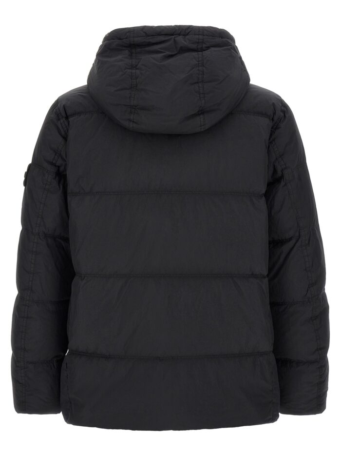 Stone Island Ruffled Effect Down Jacket